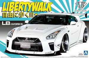 6���ē��ח\�� �y���������z�@�A�I�V�} 1/24 ���o�e�B�[�E�H�[�N No.11 LB���[�N�X R35 GT-R type1.5 �v�����f��
