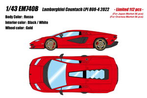 �y���������z�@EIDOLON COLLECTION 1/43 �����{���M�[�j �J�E���^�b�N LPI 800-4 2022 ���b�\ �����i�~�j�J�[ EM740B