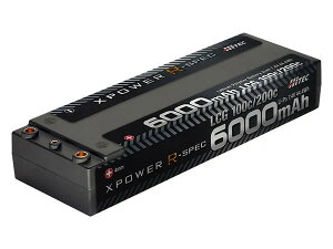 yz@HiTEC XPOWER R-SPEC Li-Po 7.4V 6000mAh LCG 100C/200C R/Cpobe[ XPR6000-LCG-B