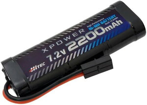 yz@HiTEC XPOWER Ni-MH 7.2V 2200mAh ^~^CvRlN^[ R/Cpobe[ XP2200-NT-B