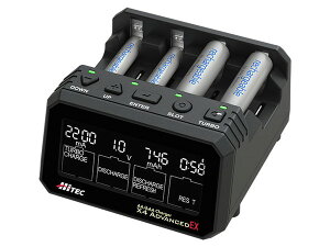 yz@HiTEC AA/AAA Charger X4 Advanced EX PO/Pl Ni-cd Ni-MH [dr [Ed 44308-B