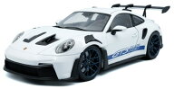 【送料無料】　SOLIDO 1/18 ポルシェ 911(992) GT3 RS 2024 (ホワイト/ブルーストライプ) 完成品ダイキャ…