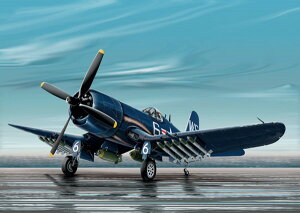 �y���������z�@�C�^���� 1/72 WW.II �A�����J�C�R F4U-4B �R���Z�A �v�����f�� IT0062