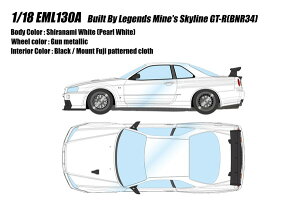 �y���������z�@EIDOLON 1/18 BUILT BY LEGENDS �}�C���Y �X�J�C���C�� GT-R(BNR34) �V���i�~�z���C�g �����i�~�j�J�[ EML130A