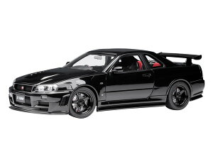 �y���������z�@AUTOart 1/18 �j�X�� R34 GT-R Z-tune �u���b�N�p�[�� �����i�~�j�J�[ 77463