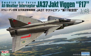 【送料無料】 プラッツ/イタレリ 1/48 スウェーデン空軍 全天候迎撃戦闘機 JA37 ヤクトビゲン 森林迷彩用マスキングシート付属 プラモデル TPA-15MS