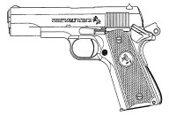 【4月下旬発売予定】　【送料無料】　タニオ・コバ GM-8 コルトコマンダー 刻印モデル モデルガン 完成品