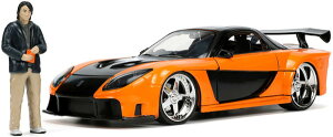 �y6�������\��z�@�y���������z�@JADA TOYS 1/24 ���C���h�E�X�s�[�h �}�c�_ RX-7 �I�����W �n���E���[�t�B�M���A�t �����i�_�C�L���X�g�~�j�J�[ JADA33174