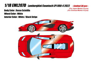 �y9�������\��z�@�y���������z�@EIDOLON 1/18 �����{���M�[�j �J�E���^�b�N LPI 800-4 2021 (�E�B���O�A�b�v) ���b�\�V���e�B�� �����i�~�j�J�[ EML207D