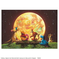 【送料無料】　ジグソーパズル 1000ピース プーさん ムーンライト パーティー51×73.5cm D-1000-890