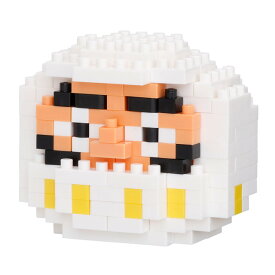 【ネコポス送料無料】　ナノブロック　nanoblock　だるま 白　NBC_209