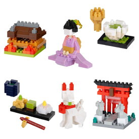 11月22日発売予定【6個入BOX：送料無料】 ナノブロック　nanoblock　ミニナノ 京都　NBMC_81S　　(フルコンプ 全種揃います)