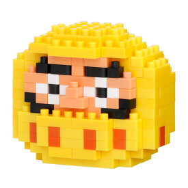【ネコポス送料無料】　ナノブロック　nanoblock　だるま 黄　NBC_401