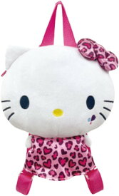 【送料無料】　サンリオ ハローキティ ぎゃるりーぬ ぬいぐるみリュック ハートレオパード　(トラベルバッグ 旅行バッグ バッグ ポーチ 小物入れ)