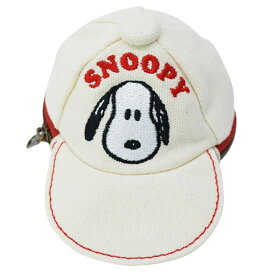 9月発売予定　【送料無料】　PEANUTS スヌーピー キャップポーチ キャップポーチ アイボリー 小物入れ 230508-26