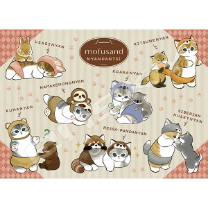 �y���������z�@�W�O�\�[�p�Y�� 500�s�[�X mofusand ���t�T���h �ɂ��ς��! 38×53cm 500-722