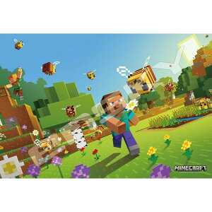 yz@WO\[pY 300s[X MINECRAFT }CNtg }WJs[X -Cg- Honey Bees 26×38cm 300-ML09