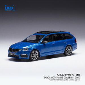�y���������z�@IXO MODELS 1/43 �V���R�_ �I�N�^���B�A RS Combi (III) 2017 ���^���b�N�u���[ �����i�_�C�L���X�g�~�j�J�[ CLC518N