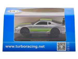 yz@HiTEC TURBO RACING 1/76 C73 Silver On-road Car v|X C73S