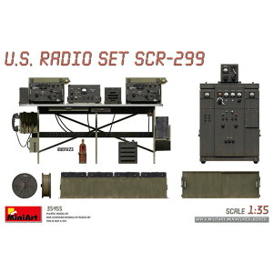 �y���������z�@�~�j�A�[�g 1/35 WW.II �A�����J�R �ړ��ʐM���j�b�g SCR-299 �v�����f�� MA35455