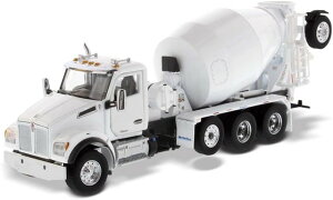 �y���������z�@DIECAST MASTERS 1/50 Kenworth T880 SBFA with McNeilus BridgeMaster Mixer - White cab �����i�_�C�L���X�g�~�j�J�[ 71081
