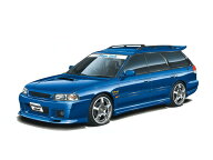 【送料無料】　アオシマ 1/24 ザ・チューンドカー No.64 ヒッポスリーク BG5 レガシィツーリングワゴン '…