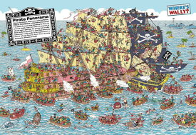 【送料無料】　ジグソーパズル 1000ピース Where's Wally？海賊船パニック マイクロピース 26×38cm M81-724
