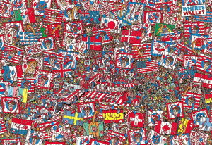 yz@WO\[pY 1000s[X Where's Wally?ȃp[eB }CNs[X 26×38cm M71-725