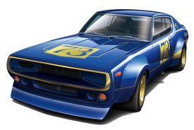 【送料無料】　プラモデル　1/24　ザ・モデルカー　No.048　ニッサン　KPGC110　幻のケンメリレーシング#73