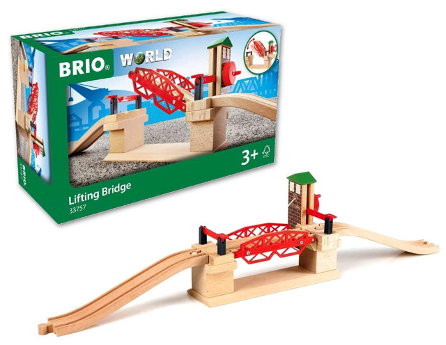 　リフティングブリッジ　33757　BRIO　木製玩具