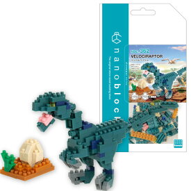 【ネコポス送料無料】　ナノブロック　nanoblock　ヴェロキラプトル　NBC_362