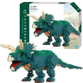 【送料無料】　ナノブロック　nanoblock　ダイナソーDX トリケラトプス　NBM-033 【難易度4】