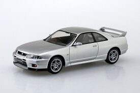 【送料無料】　アオシマ 1/32 ザ・スナップキット No.15-D ニッサン R33スカイラインGT-R ソニックシルバー プラモデル