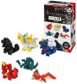 【送料無料】　ナノブロック　nanoblock　ミニナノ ゴジラ vol.2　NBMC_49S　6個入BOX　フルコンプ　【全種揃います】