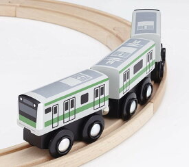 【送料無料】　moku TRAIN　E233系 埼京線　3両セット　木製玩具 木製おもちゃ 木製レール