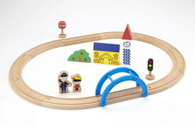 【送料無料】　moku TRAIN　新スタートレールセット　木製玩具 木製おもちゃ 木製レール