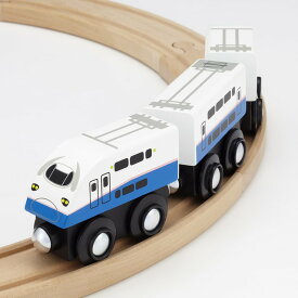 【送料無料】　moku TRAIN　E4系 MAXとき　3両セット　木製玩具 木製おもちゃ 木製レール