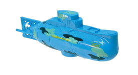 【送料無料】　童友社 R/C U18型潜水艦 ブルー迷彩 27MHz 完成品ラジコン