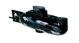 【送料無料】　童友社 R/C U18型潜水艦 ブラック迷彩 40MHz 完成品ラジコン