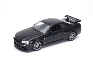 �y���������z�@WELLY 1/24 �j�b�T�� �X�J�C���C�� GT-R(R34) �u���b�N �����i�_�C�L���X�g�~�j�J�[ WE24108BK