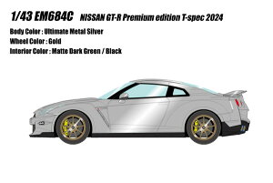 �y���������z�@EIDOLON 1/43 NISSAN GT-R �v���~�A���G�f�B�V���� T-spec 2024 �A���e�B���C�g���^���V���o�[ �����i�~�j�J�[ EM684C