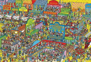 yz@WO\[pY 1000}CNs[X Where's Wally? rꐼ͑呛 38×26cm 1000M-010