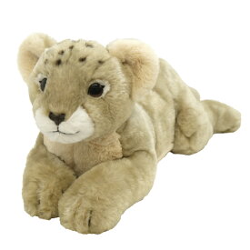 【送料無料】　ひざらいおん あかちゃん ぬいぐるみ　全長約43.5cm　P-8882　ぬいぐるみ 動物 アニマル　抱き枕
