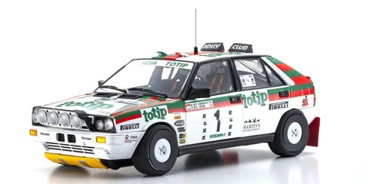 楽天市場】【送料無料】 京商オリジナル 1/18 ランチア デルタ HF 4WD 