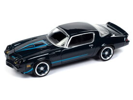 【送料無料】　AUTOWORLD 1/64 1979 シェビー カマロ Z28 ダークブルー/ストライプ Exclusive 完成品ダイキャストミニカー AWSP155