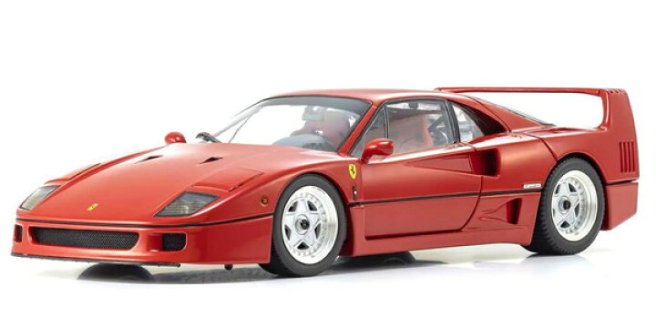 楽天市場】【送料無料】 京商オリジナル 1/18 フェラーリ F40 (レッド 