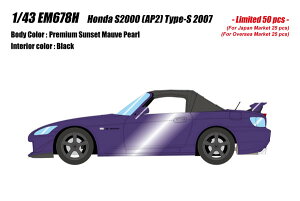 �y���������z�@EIDOLON 1/43 �z���_ S2000 (AP2) Type S 2007 �v���~�A���T���Z�b�g���[�u�p�[�� �����i�~�j�J�[ EM678H