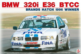 6月発売予定 【送料無料】　プラッツ/BEEMAX 1/24 BMW 320i E36 1996 BTCC ブランズハッチ ウィナー プラモデル＋ディテールアップパーツセット