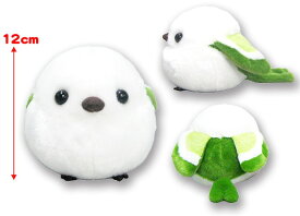 【送料無料】　ふくふくシマエナガST抹茶シマちゃん ぬいぐるみ 高さ約12cm 704230