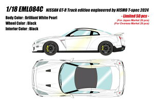 yz@EIDOLON 1/18 NISSAN GT-R Track edition engineered by NISMO T-spec 2024 uAgzCgp[ i~jJ[ EML084C
